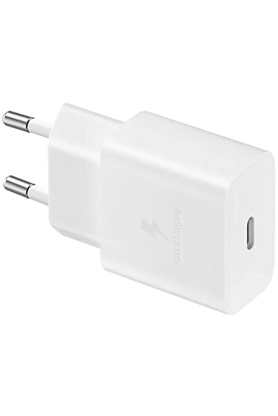 Samsung Incarcator retea Fast Charger 15W, port USB Type-C, fara cablu, Alb
