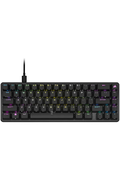 Corsair Tastatură mecanică de gaming K65 PRO MINI RGB, 65%, Switch-uri opto-m...