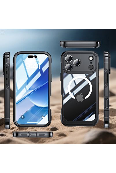 Choice12 iPhone17 Pro Max black Durable, Non-Slip, Drop-Resistant, Wireless M...