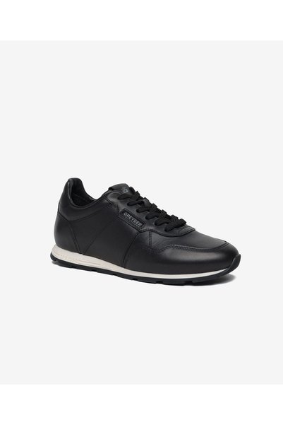 Greyder Men's Black Genuine Leather Casual Sports Shoes 6Y1Sa18922