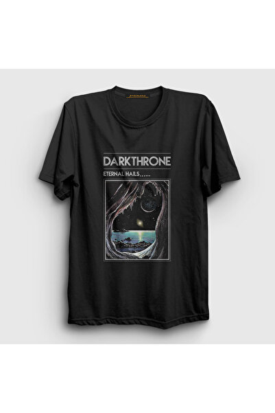 Presmono Unisex crna Eternal Hails Darkthrone T-shirt 379001tt