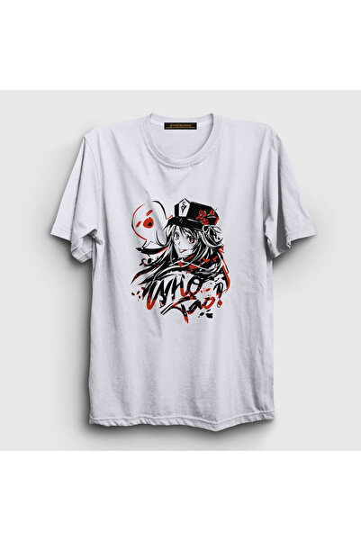 Presmono Unisex bela Hu Tao igra Genshin Impact T-shirt 359650tt