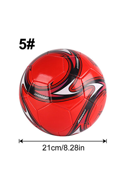 Choice White NO.5 1PC A Size 3 and 5 Cyclone Football, Soft Inflatable Red So...