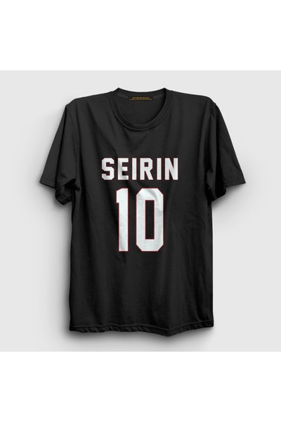Presmono Unisex Black Taiga Kagami Seirin 10 Kuroko No Basket T-Shirt 615073Tt