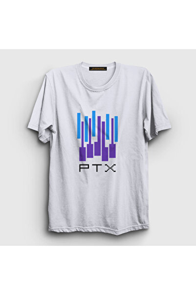 Presmono Unisex beli Ptx Pentatonix T-shirt 75123tt