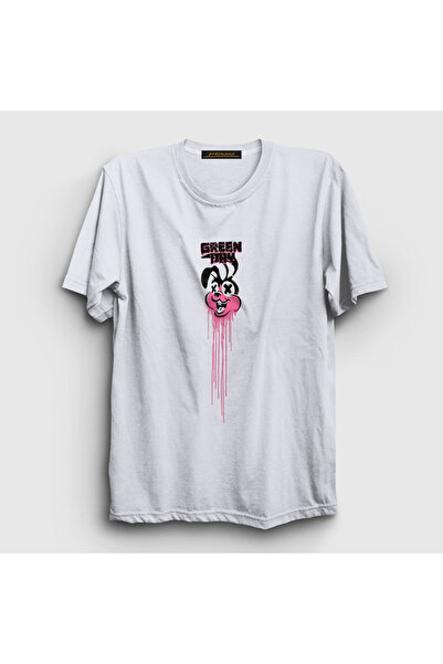 Presmono Unisex beli zec Green Day T-shirt 55575tt