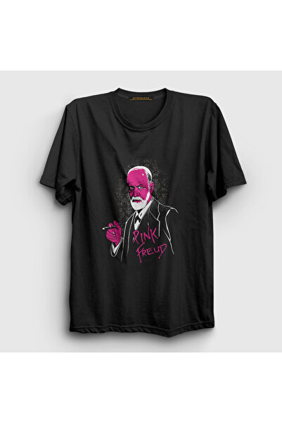 Presmono Unisex Black Sigmund Freud Philosopher Philosophy Pink Freud T-Shirt...