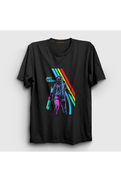 Presmono Unisex Black Cover Game Arc Raiders T-Shirt 591328Tt