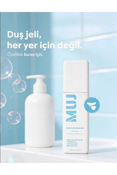 MUJ Nioli Yağı Formüllü -Bebek Pudrası Kokulu- Koku Önleyici ve Giderici -pH ...