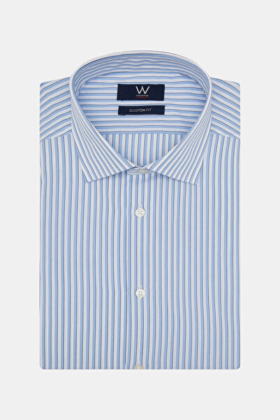 W Collection BEYAZ UZUN KOLLU GÖMLEK