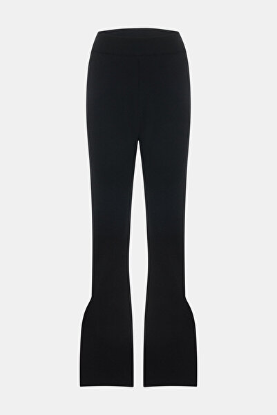 W Collection SİYAH BORU PAÇA SPOR PANTOLON