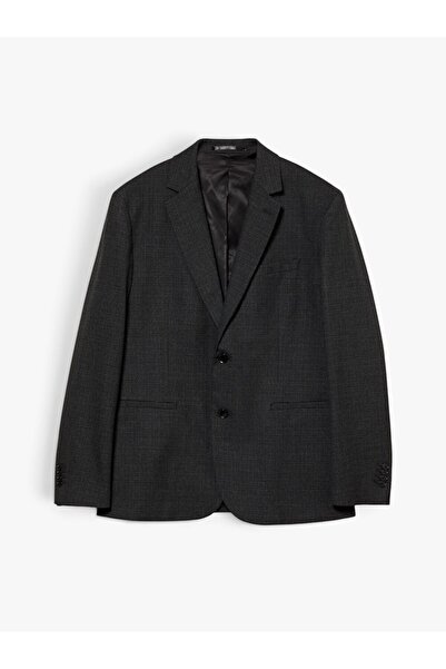 Sisley Erkek Viskoz Karışımlı Düğmeli Blazer Ceket 325A2SDDSW02F-SIS901