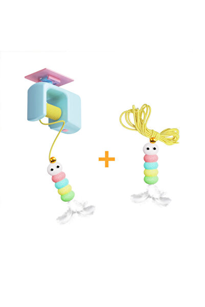 Choice 2 Rope Blue Pet Stress Relief Toys for Cats, Rechargeable Interactive ...