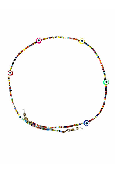 JULIANO Sand Bead Evil Eye Glasses Chain - Necklace - Bracelet