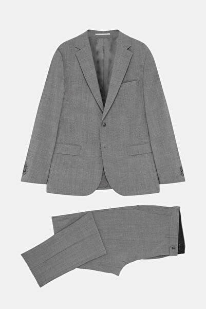 W Collection GRİ DÜĞMELİ TAKIM ELBİSE