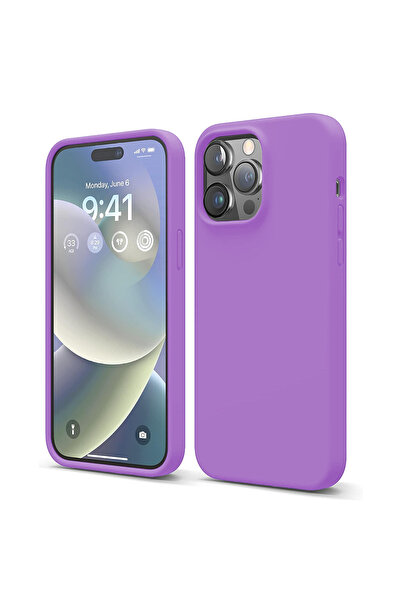 Casey Studios Silicone case iPhone 14 Pro, with microfiber, thin, protective,...