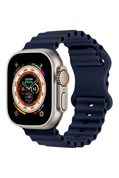 Casey Studios Silicone Ocean Loop Apple Watch SE/9/8/7/6/5/4/3/2/1 Strap - 38...