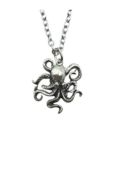 Herşey Nota Octopus Figured Unisex Necklace – Reflecting the Spirit of the Se...