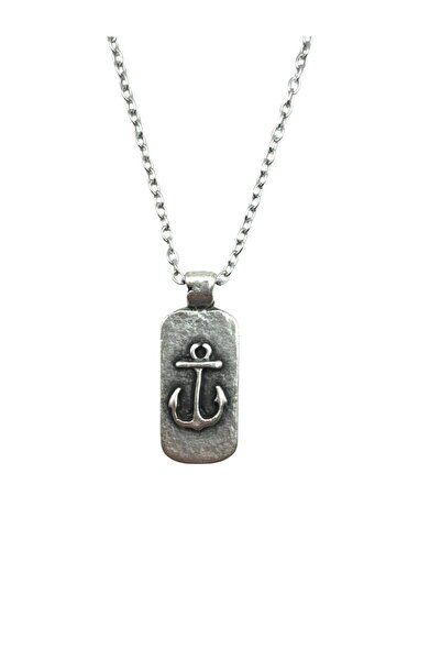 Herşey Nota Anchor Figured Emblem Model Unisex Necklace – Antique, Powerful a...