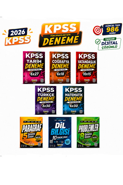 Peramila Yayıncılık 2026 KPSS Ortaöğretim Önlisans Kazandıran Fasikül Deneme ...