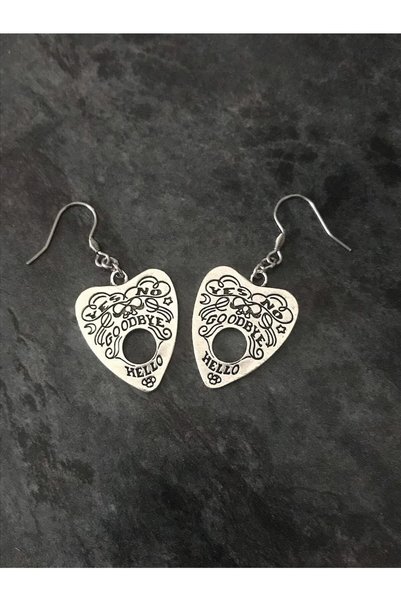 Herşey Nota Guitar Plectrum Earrings