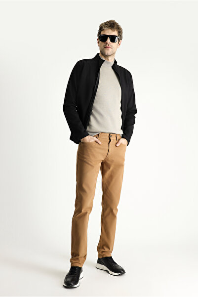 Kiğılı Slim Fit Slim Fit Lycra Canvas / Chino Trousers