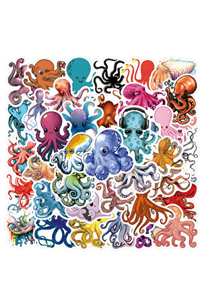 Choice 55PCS 55Pcs New Octopus Marine Creatures Cartoon Graffiti Stickers DIY...