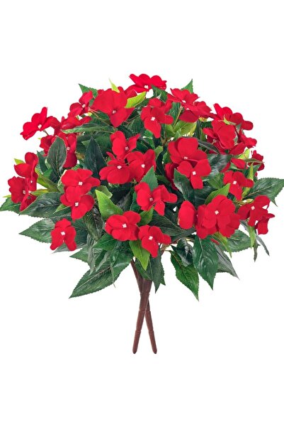 Choice11 2 pcs Red Artificial flower silk hibiscus home office decoration out...