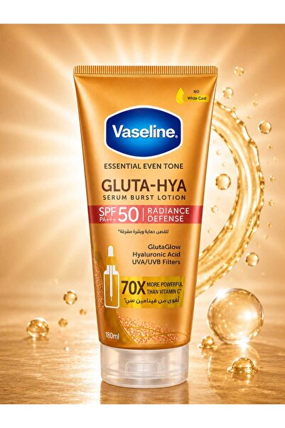 Vaseline لوشن الجسم الفعال من جلو-ها سيروم مع واقي الشمس 180 مل