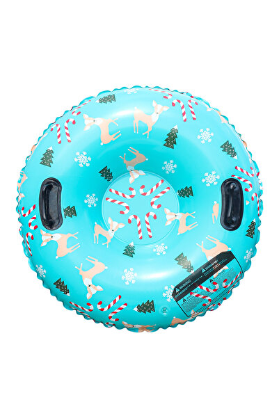 Choice Blue 1PC Inflatable Big Snow Sled for Kids and Adults, Thickened Heavy...