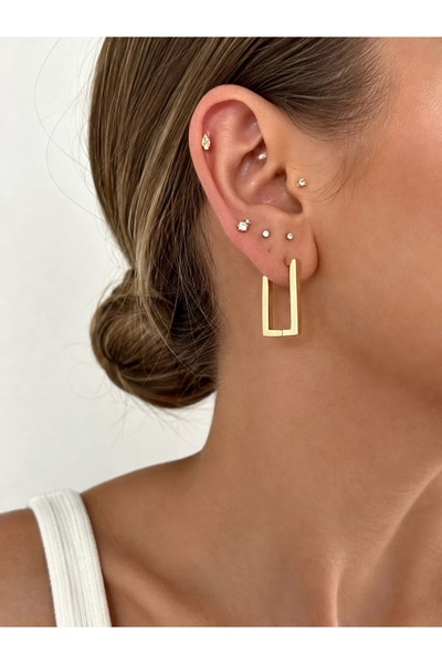 Sense of Atelier Rectangular Earrings
