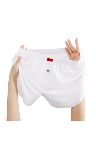 Eces Design Ece's Men's 4-Piece Ice Silk Boxer Set Breathable and Comfortable M1003