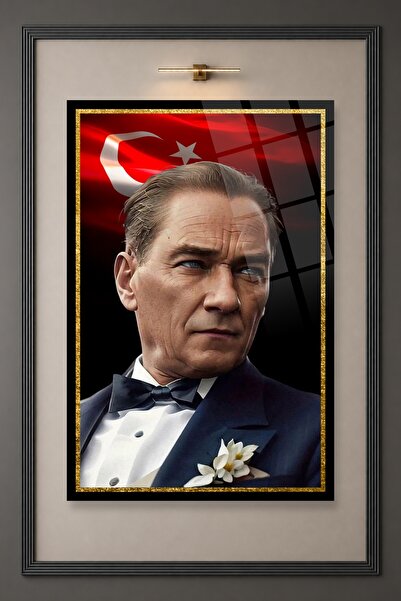 HMDS CONCEPT Mustafa Kemal Ataturk Staklena Slika HMDS0274