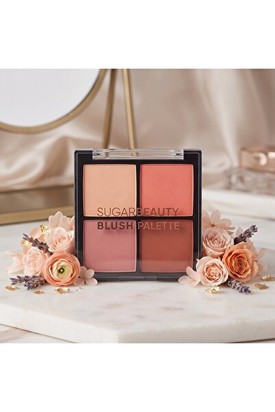 TIARA BEAUTY لوحة أحمر خدود 4 ألوان 12 جم - رقم 01