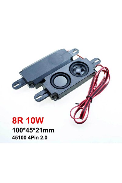 Choice6 8R 10W 100x45x21mm JCD 1Pair Audio Portable Speakers For Computer PC ...