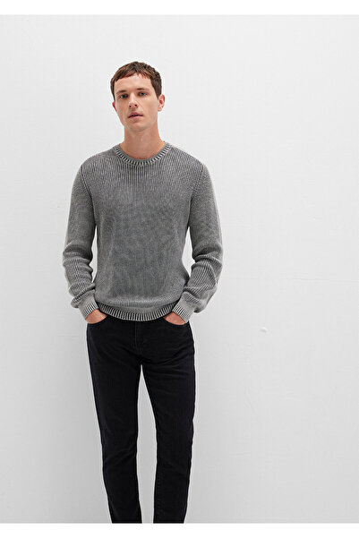 Mavi Gray Crew Neck Slim Fit Sweater - 070767 -34314