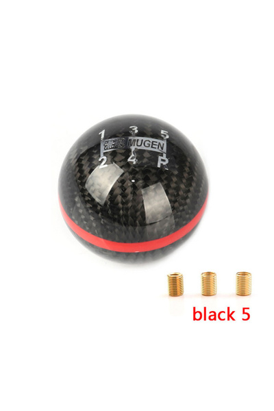 choice2 black 5 speed JDM Style Black/Red Line 5/6 Speed M12X1.5/M10X1.5/M10X...
