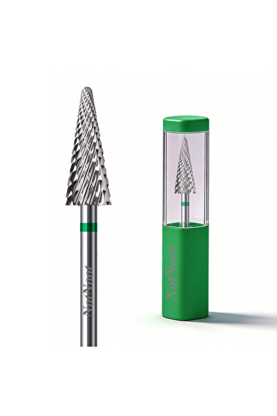 Choice 1pc NotNoot Tapered Nib Nail Drill Bit 3/32" Cross Cut, Safety Stainle...