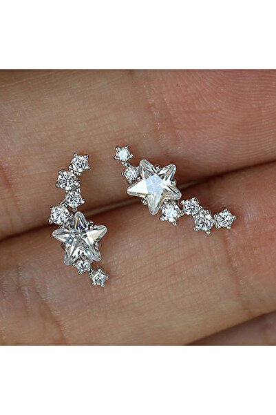 Choice E2090 Huitan Dainty Stars Stud Earrings for Women Low-key Exquisite Ea...