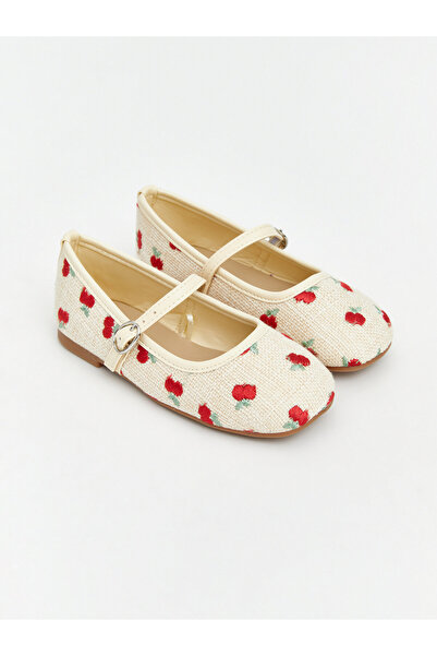 LC Waikiki Patterned Girls' Ballet Flats