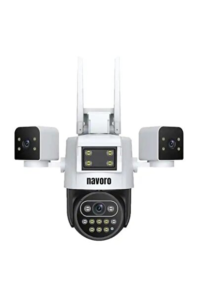 Navoro Navaro 6MP Τριπλού Φακού WiFi Κάμερα Παρακολούθησης Εξωτερικού Χώρου