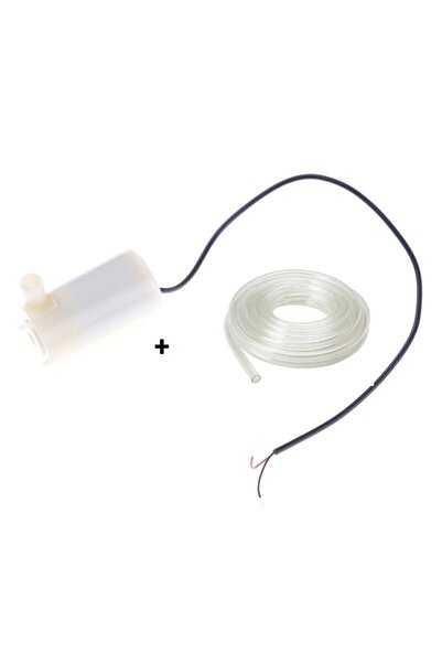 Ponemio 1 Metre Uyumlu Hortumlu Mini Yatay Dalgıç Su Pompası Dc 2.5v-6v 120l/...