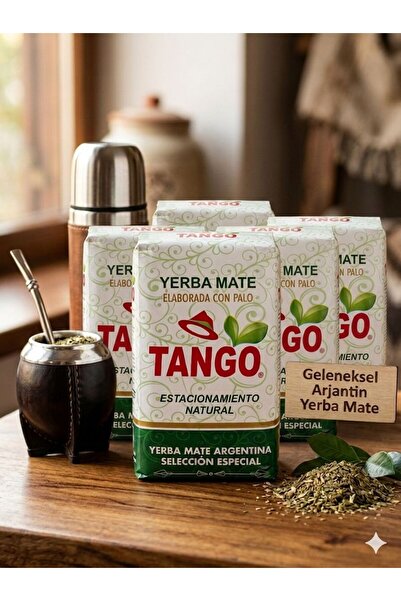 Tango Yerba Mate Çayı-arjantin Çayı - 200 Gr x5 Adet (iştah Kapatıcı Çay)