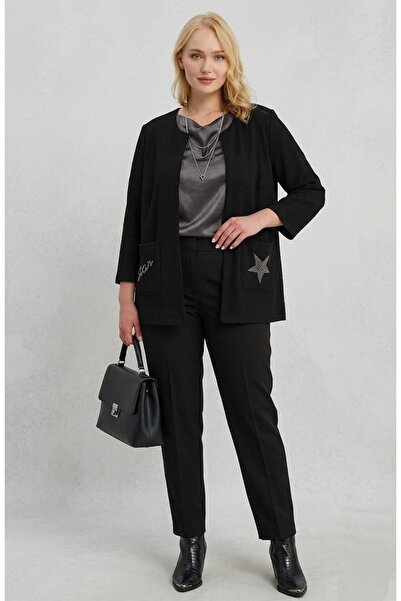 MAXLEVEL MODA ΜΑΥΡΟ ΜΠΟΥΦΑΝ ΜΕ ΓΙΑΚΑ ΚΑΙ ΠΕΡΙΓΡΑΜΜΑΤΑ ΑΠΟ ΠΕΤΡΑ, ΜΕΓΑΛΟ ΜΕΓΕΘ...