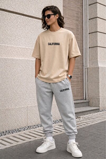 orwen life est. 2022 Unisex California Printed Oversize T-Shirt and Sweatpant...