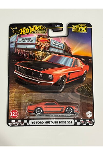 HOT WHEELS GJT68 Boulevard Ford Mustang Boss 302 1969 Premium Metal Metal Kol...