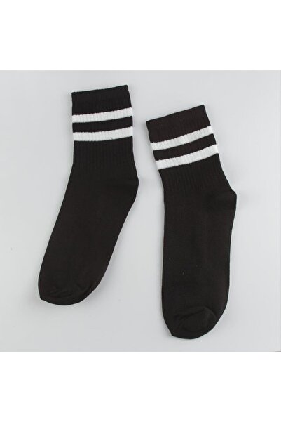 ZERO LAND Gldisptm Striped (33740) College Socks-Black