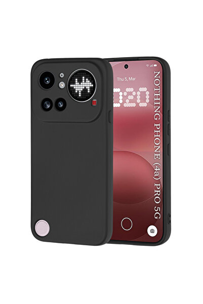 Evolium Phone Case for Nothing Phone (4a) Pro, Silicone, Evolium, Black