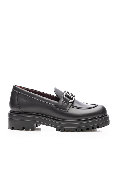 UrbanShoes Pantofi casual damă din piele naturală, Leofex - 034 Negru Box