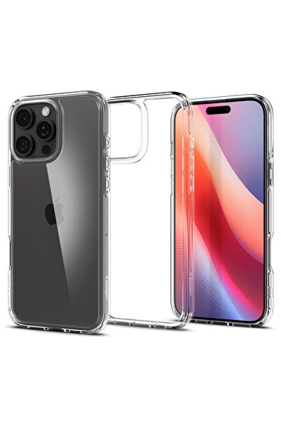 Spigen Θήκη για iPhone 16 Pro, Ultra Hybrid (ACS08121), αντικραδασμική, διαφανής